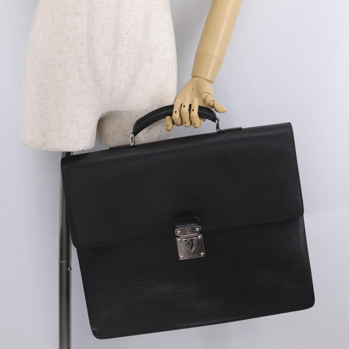 LOUIS VUITTON Epi Laguito Business Bag Noir M54552 LV Auth ep16323V