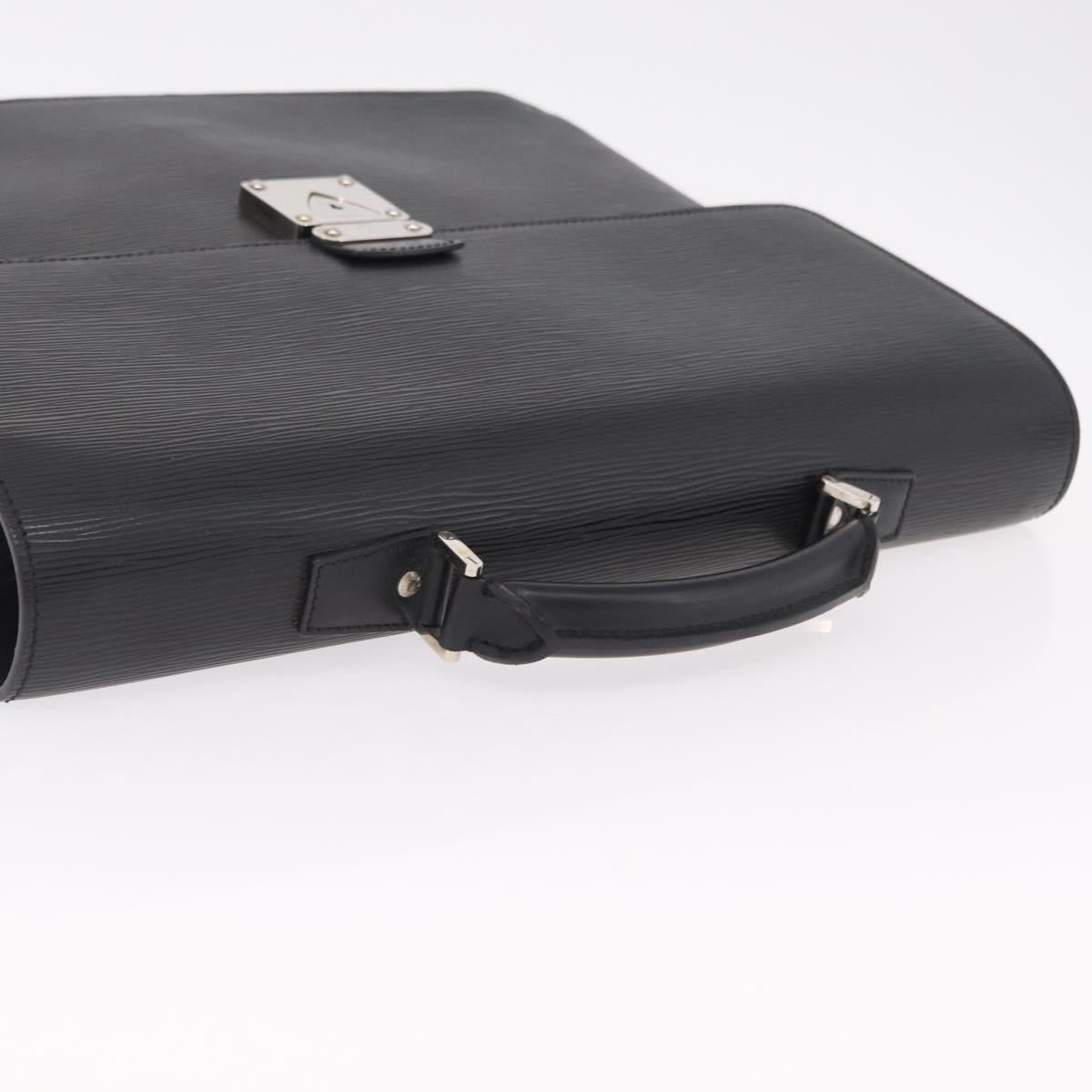 LOUIS VUITTON Epi Laguito Business Bag Noir M54552 LV Auth ep16323V
