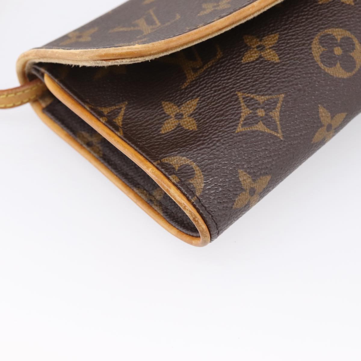 LOUIS VUITTON Monogram Pochette Twin GM Shoulder Bag M51852 LV Auth ep16326