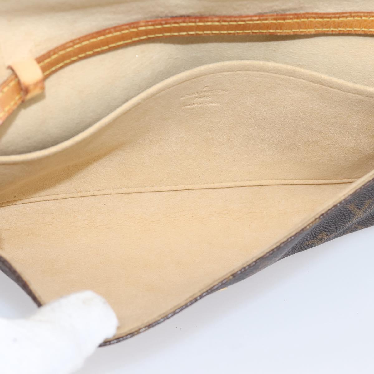 LOUIS VUITTON Monogram Pochette Twin GM Shoulder Bag M51852 LV Auth ep16326