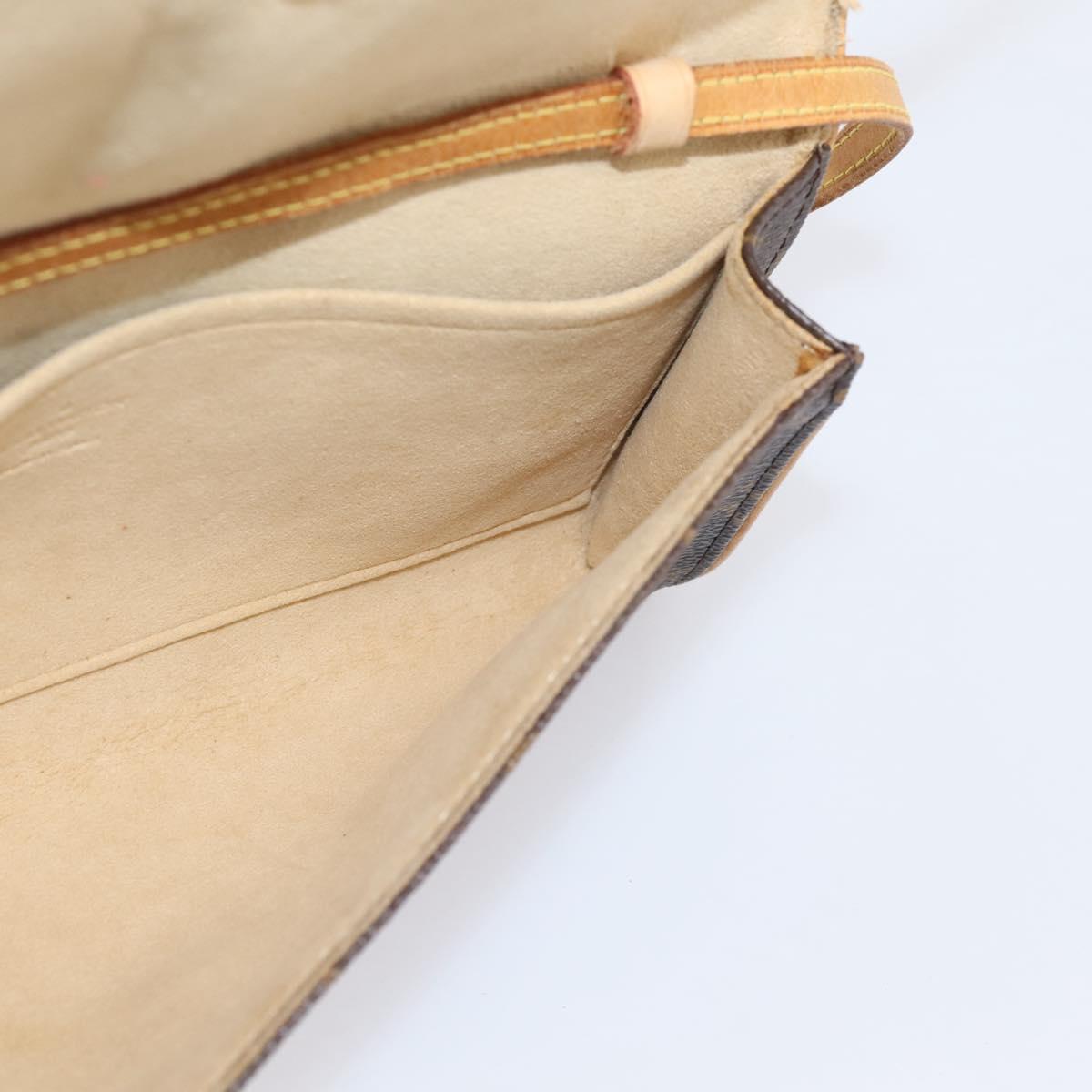 LOUIS VUITTON Monogram Pochette Twin GM Shoulder Bag M51852 LV Auth ep16326