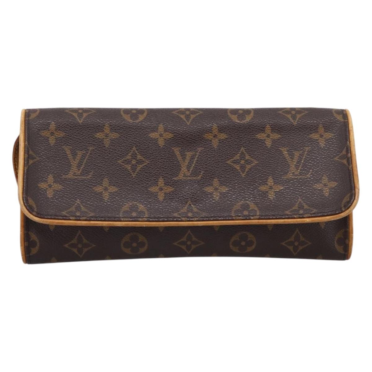 LOUIS VUITTON Monogram Pochette Twin GM Shoulder Bag M51852 LV Auth ep16326