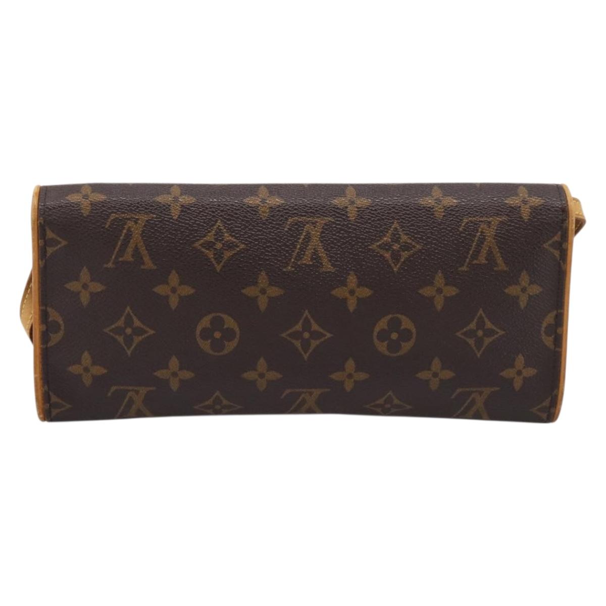 LOUIS VUITTON Monogram Pochette Twin GM Shoulder Bag M51852 LV Auth ep16326