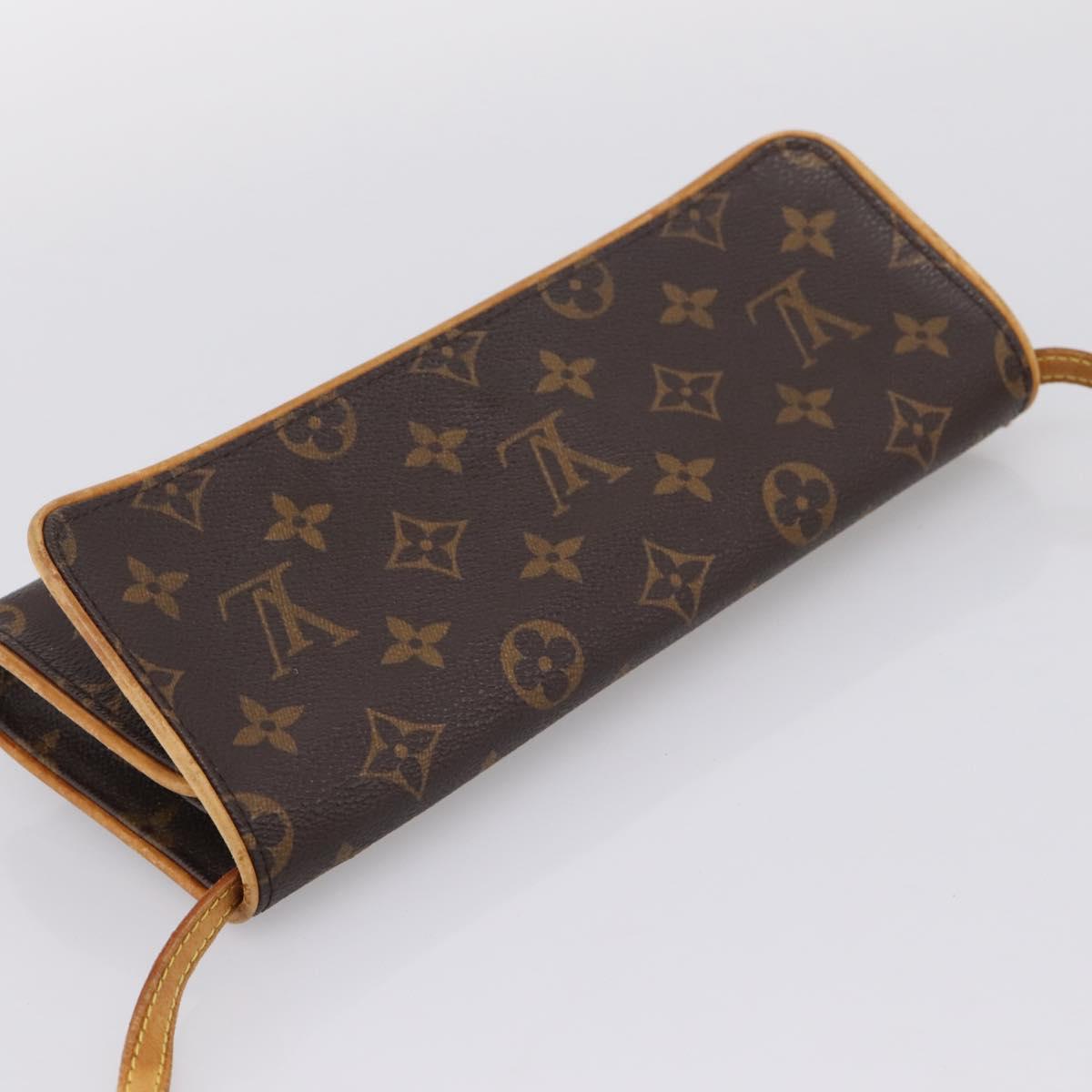 LOUIS VUITTON Monogram Pochette Twin GM Shoulder Bag M51852 LV Auth ep16326