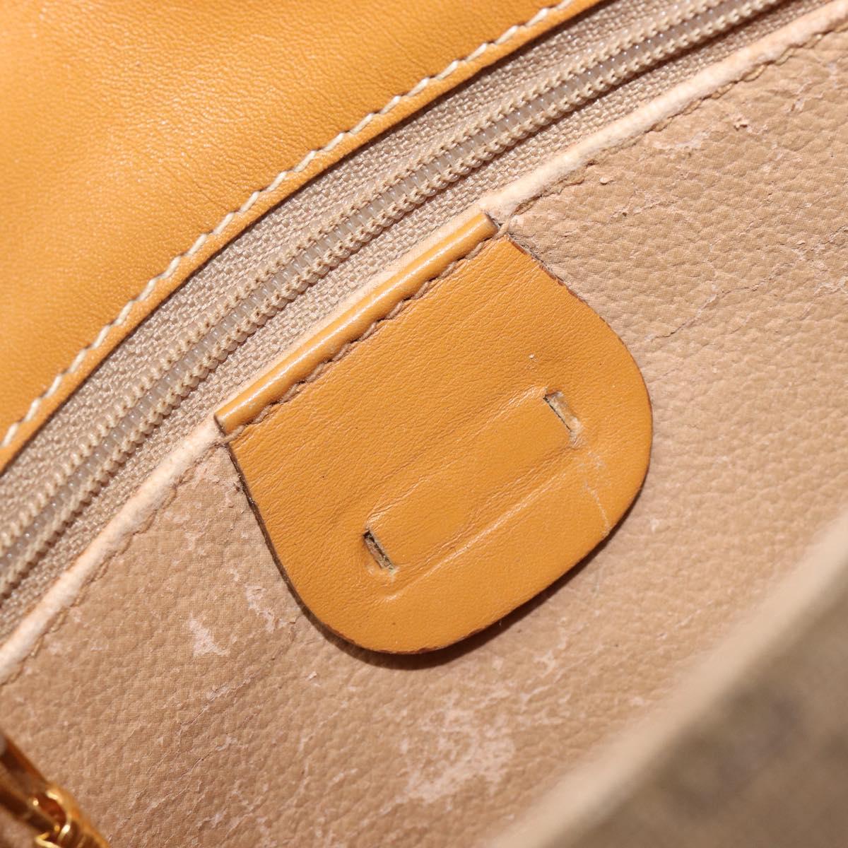 GUCCI Micro GG Supreme Shoulder Bag PVC Beige Gold 007 14 0074 Auth ep16337