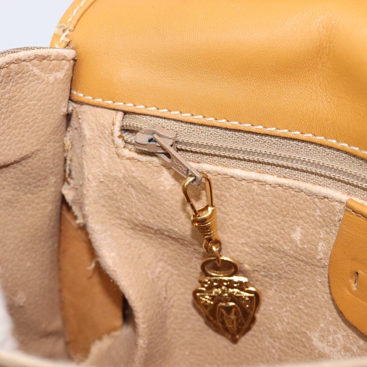 GUCCI Micro GG Supreme Shoulder Bag PVC Beige Gold 007 14 0074 Auth ep16337