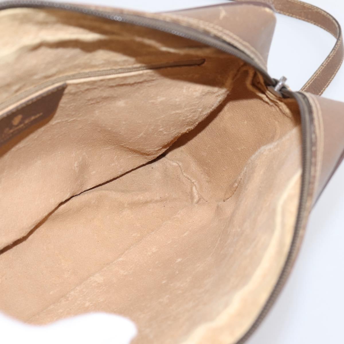 GUCCI GG Supreme Web Sherry Line Bag PVC Beige Gold 119 02 088 Auth ep16339