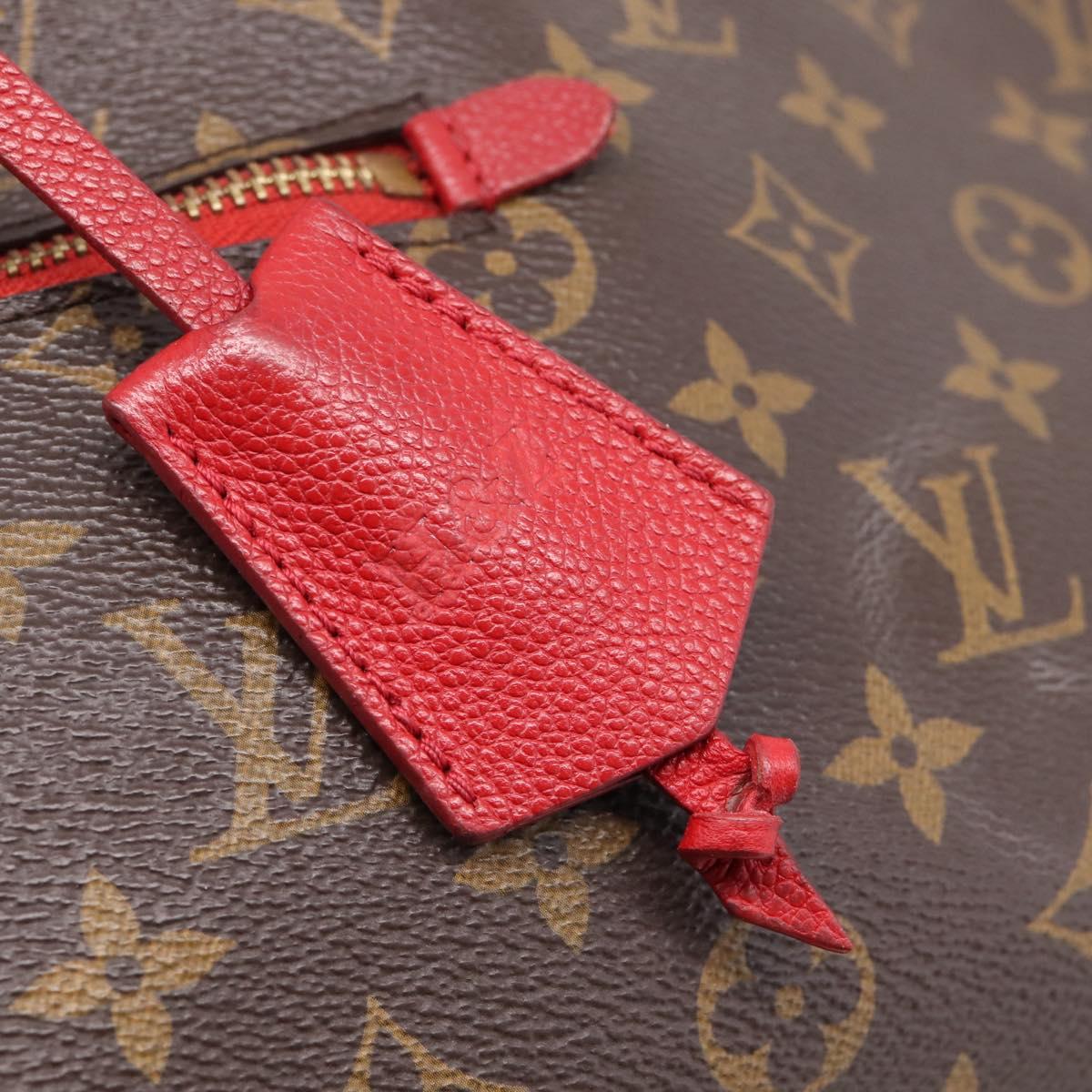 LOUIS VUITTON Monogram PopincourtPM Hand Bag 2way Red M43433 LV Auth ep16343A