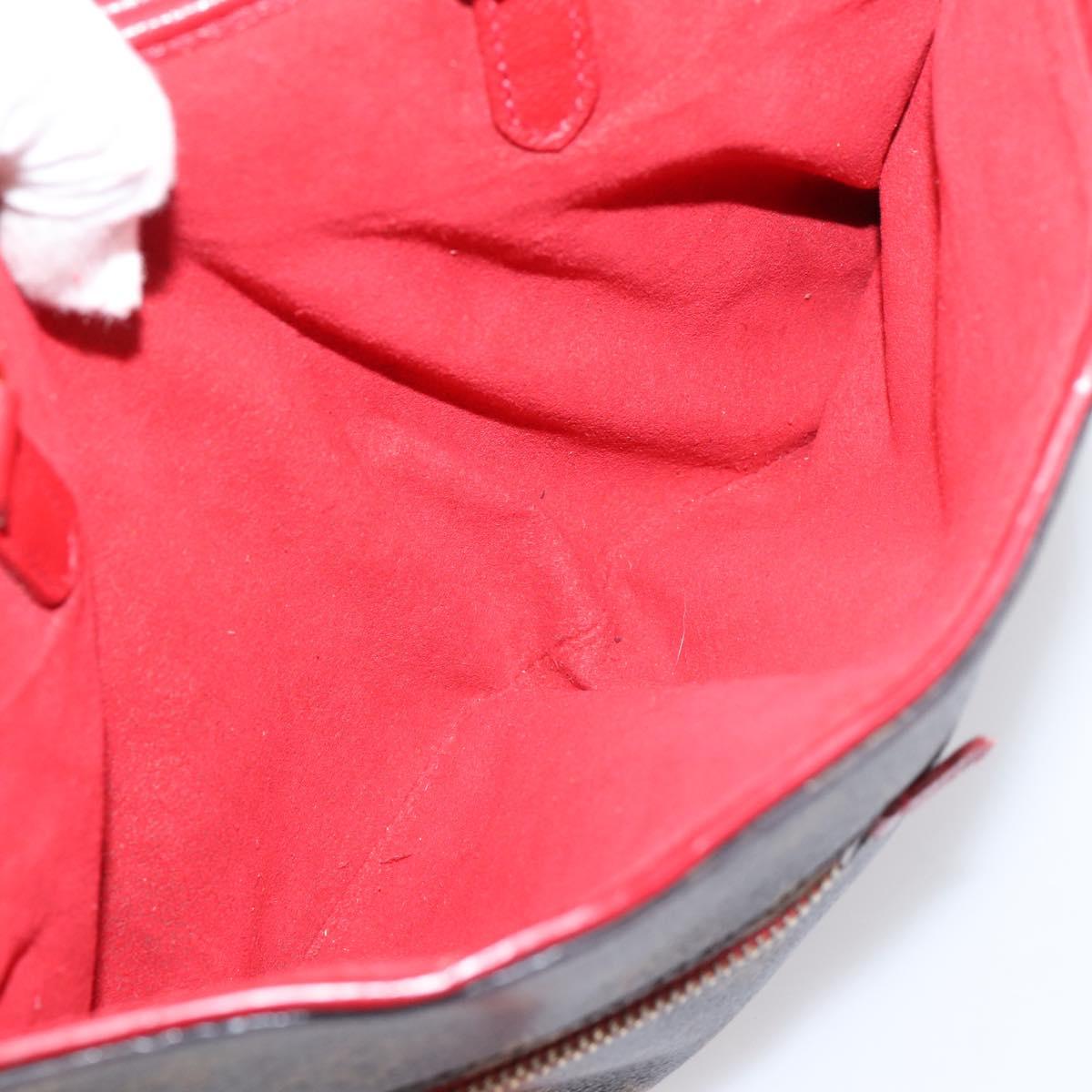 LOUIS VUITTON Monogram PopincourtPM Hand Bag 2way Red M43433 LV Auth ep16343A