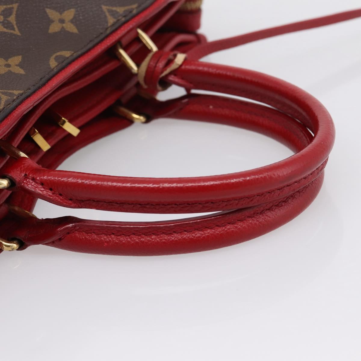 LOUIS VUITTON Monogram PopincourtPM Hand Bag 2way Red M43433 LV Auth ep16343A
