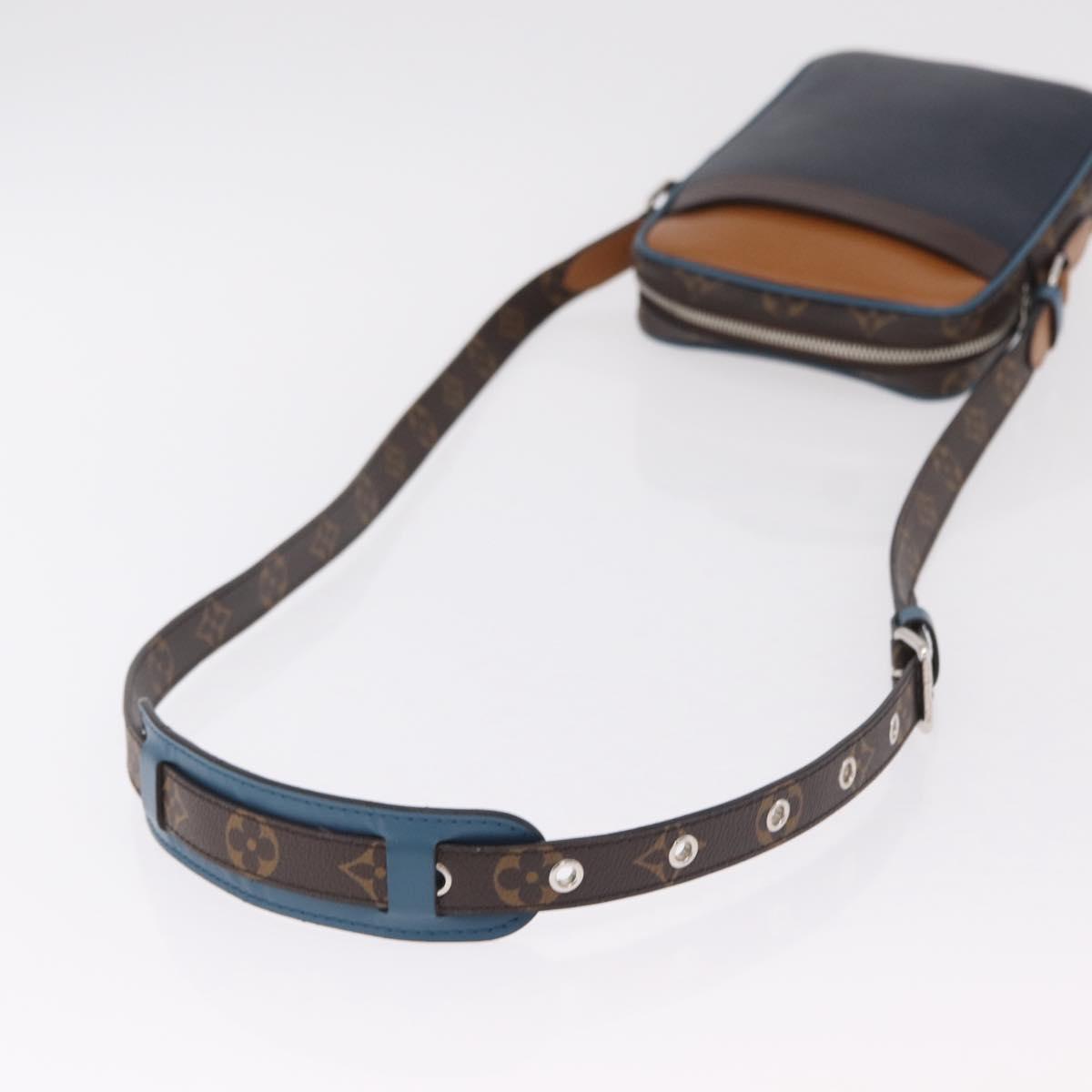 LOUIS VUITTON Epi Danube PM NM Patchwork Collection Navy M51459 Auth ep16346SAM