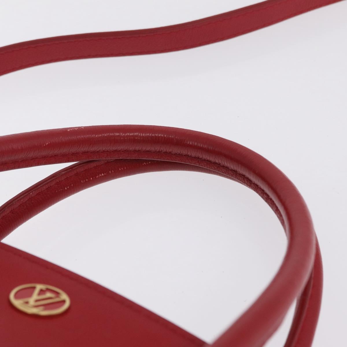 LOUIS VUITTON Monogram Florine Hand Bag 2way Red M42270 LV Auth ep16349V