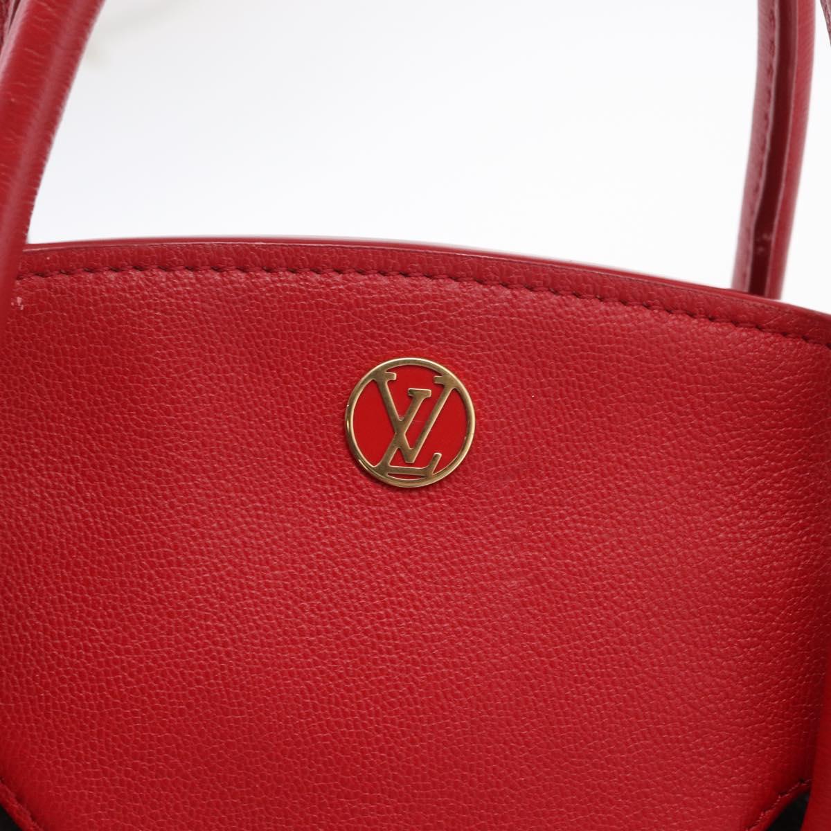 LOUIS VUITTON Monogram Florine Hand Bag 2way Red M42270 LV Auth ep16349V