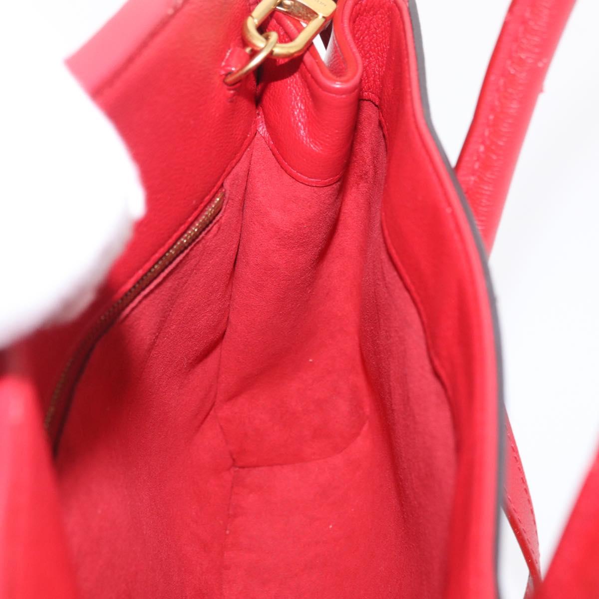 LOUIS VUITTON Monogram Florine Hand Bag 2way Red M42270 LV Auth ep16349V