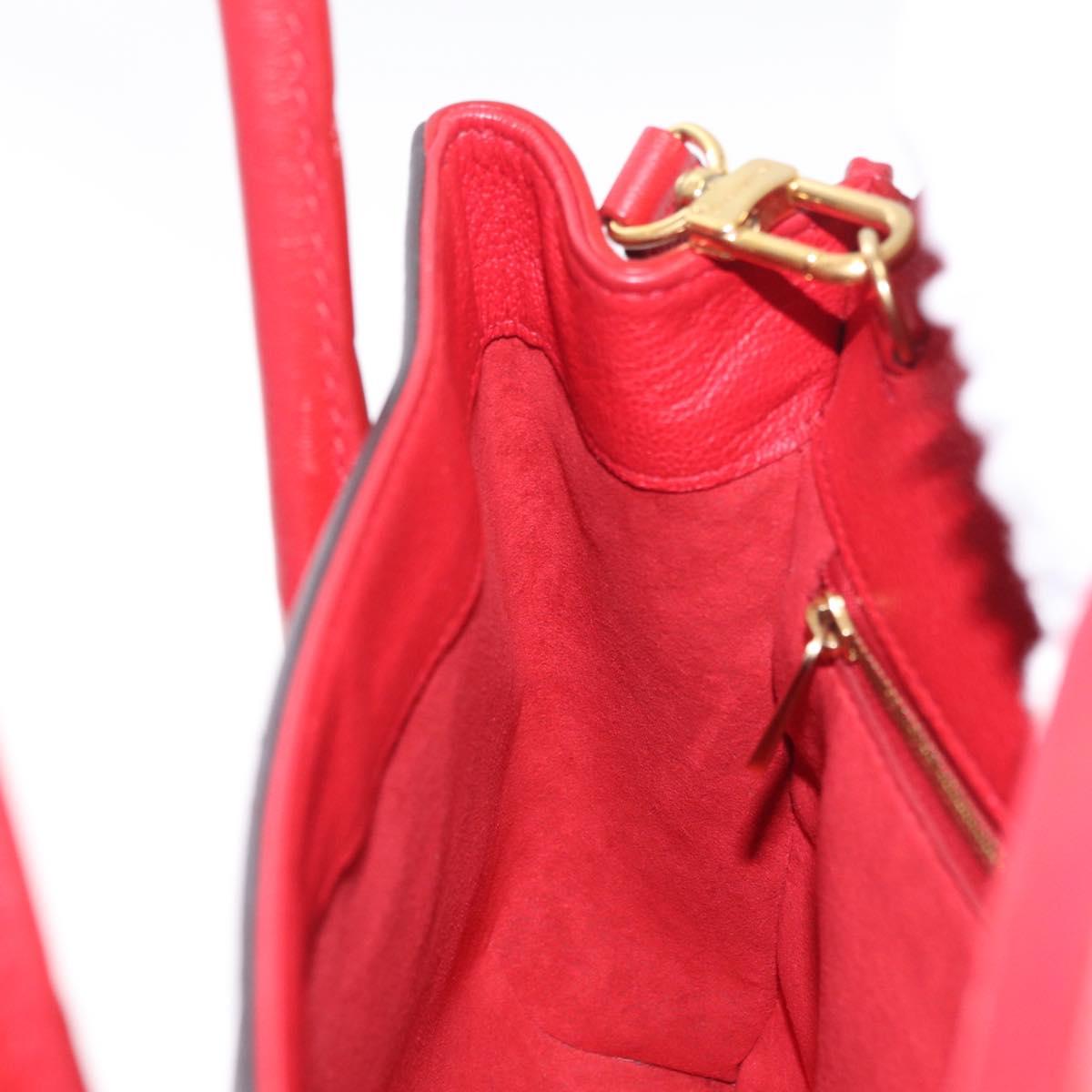 LOUIS VUITTON Monogram Florine Hand Bag 2way Red M42270 LV Auth ep16349V