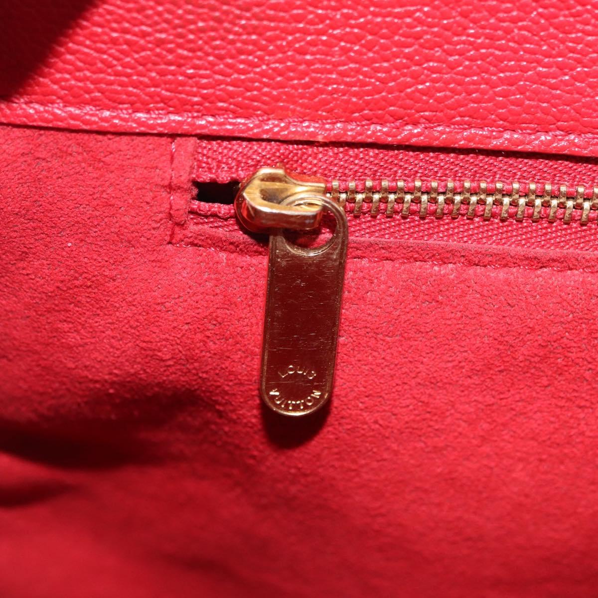 LOUIS VUITTON Monogram Florine Hand Bag 2way Red M42270 LV Auth ep16349V