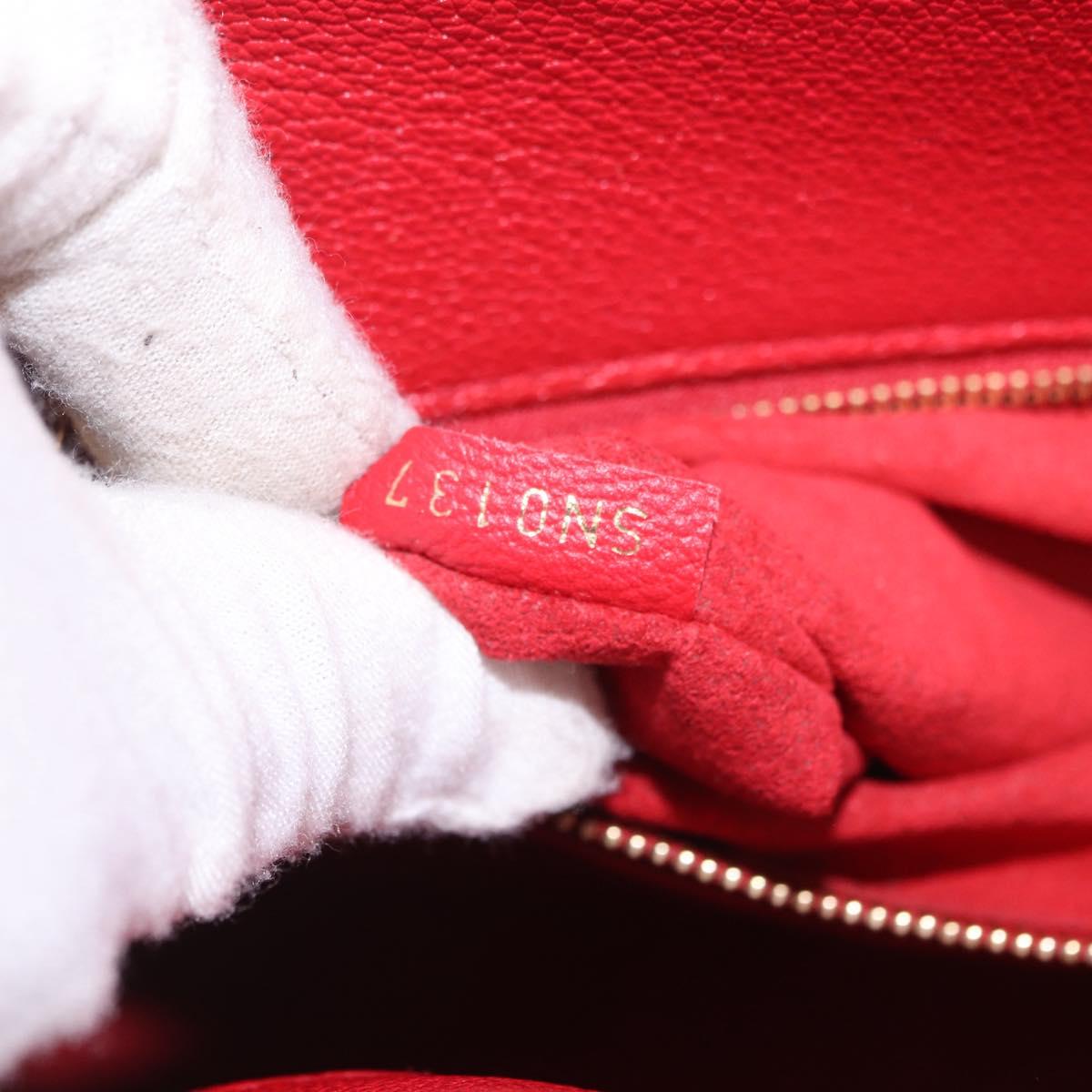 LOUIS VUITTON Monogram Florine Hand Bag 2way Red M42270 LV Auth ep16349V
