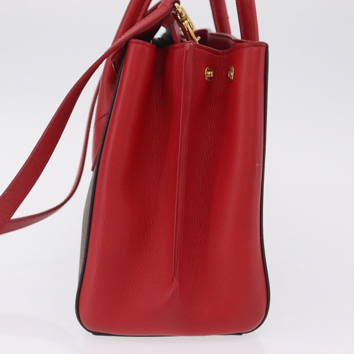 LOUIS VUITTON Monogram Florine Hand Bag 2way Red M42270 LV Auth ep16349V