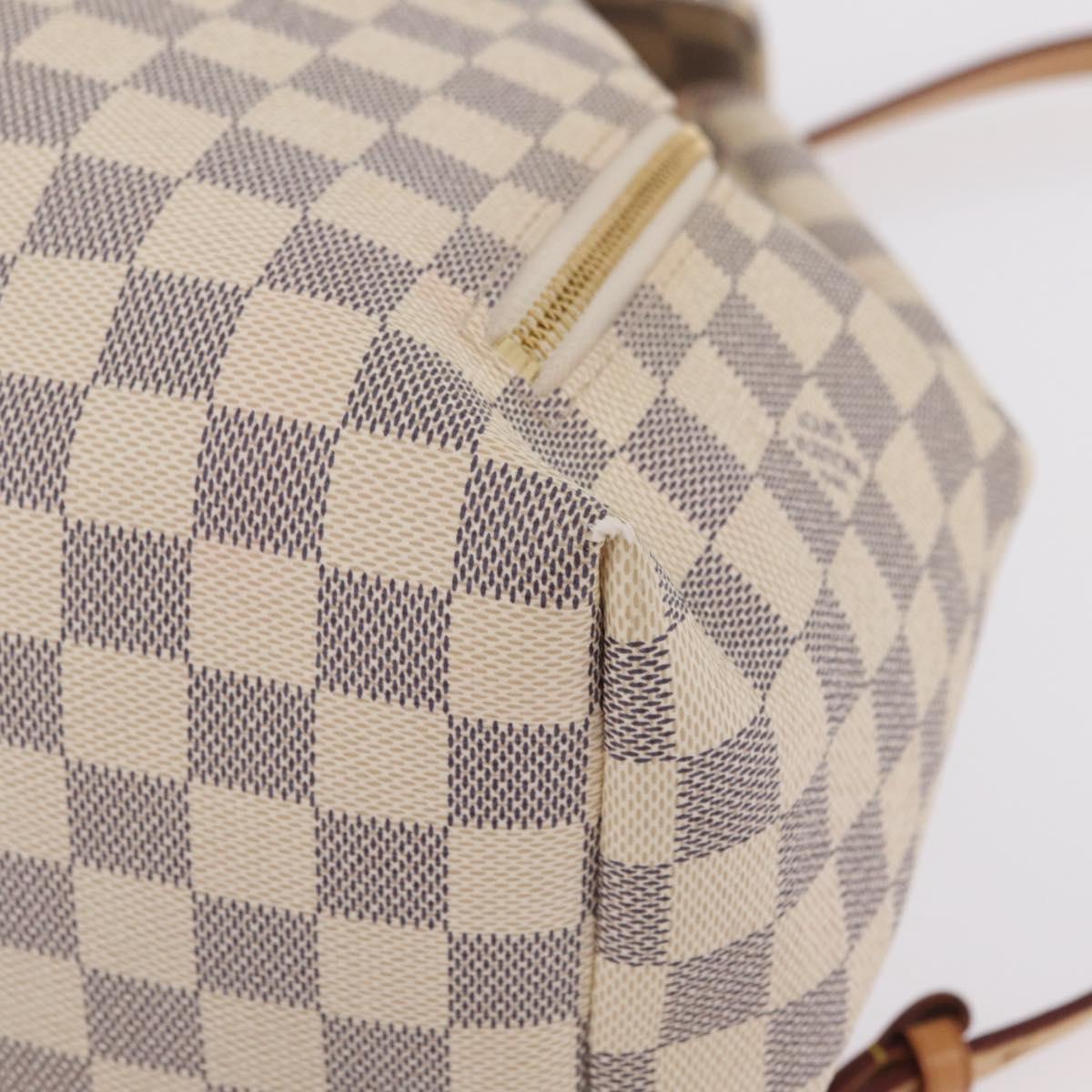 LOUIS VUITTON Damier Azur Speron Backpack N41578 LV Auth ep16361A
