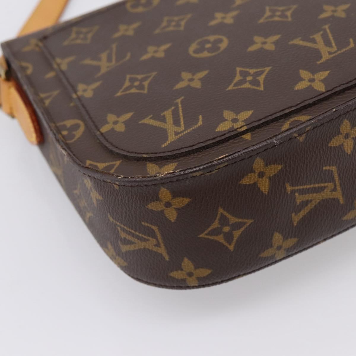 LOUIS VUITTON Monogram Saint Cloud GM Shoulder Bag M51242 LV Auth ep16368