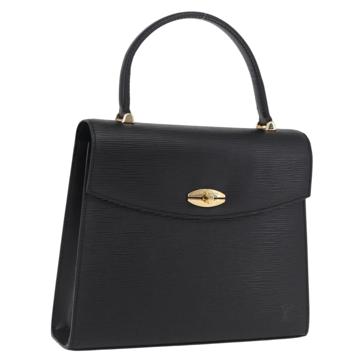 LOUIS VUITTON Epi Malesherbes Hand Bag Black M52372 LV Auth ep16374A