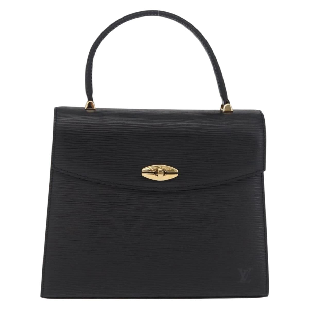 LOUIS VUITTON Epi Malesherbes Hand Bag Black M52372 LV Auth ep16374A