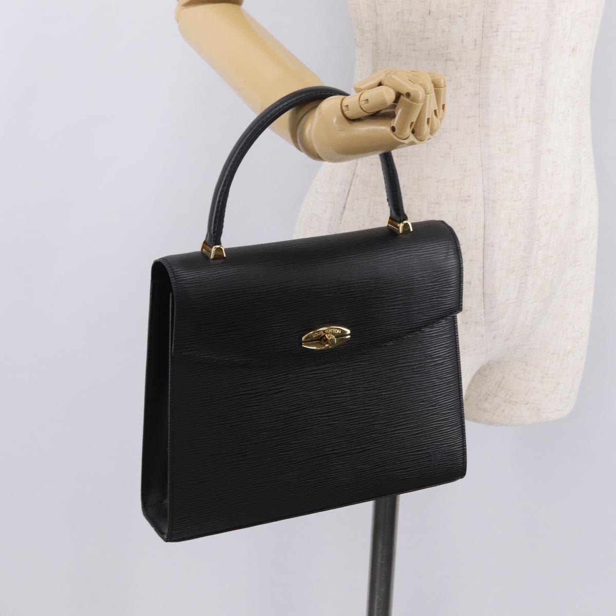 LOUIS VUITTON Epi Malesherbes Hand Bag Black M52372 LV Auth ep16374A