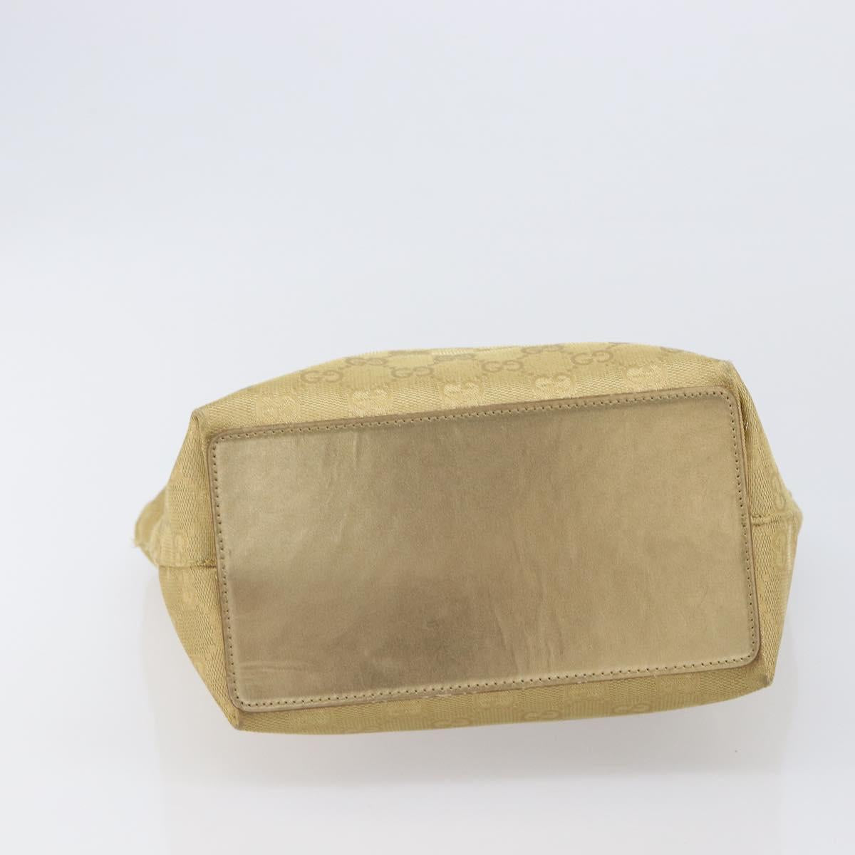 GUCCI GG Canvas Tote Bag Gold 002 1099 Auth ep16378