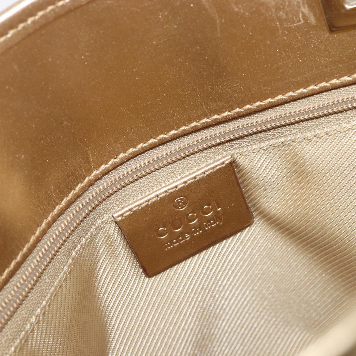 GUCCI GG Canvas Tote Bag Gold 002 1099 Auth ep16378