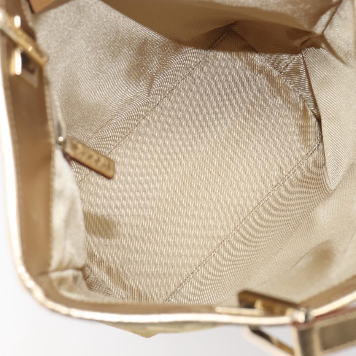 GUCCI GG Canvas Tote Bag Gold 002 1099 Auth ep16378