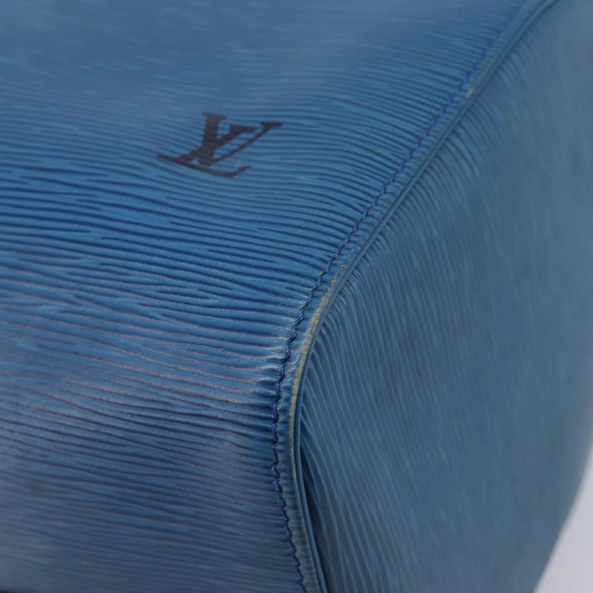 LOUIS VUITTON Epi Speedy 35 Hand Bag Toledo Blue M42995 LV Auth ep16379A