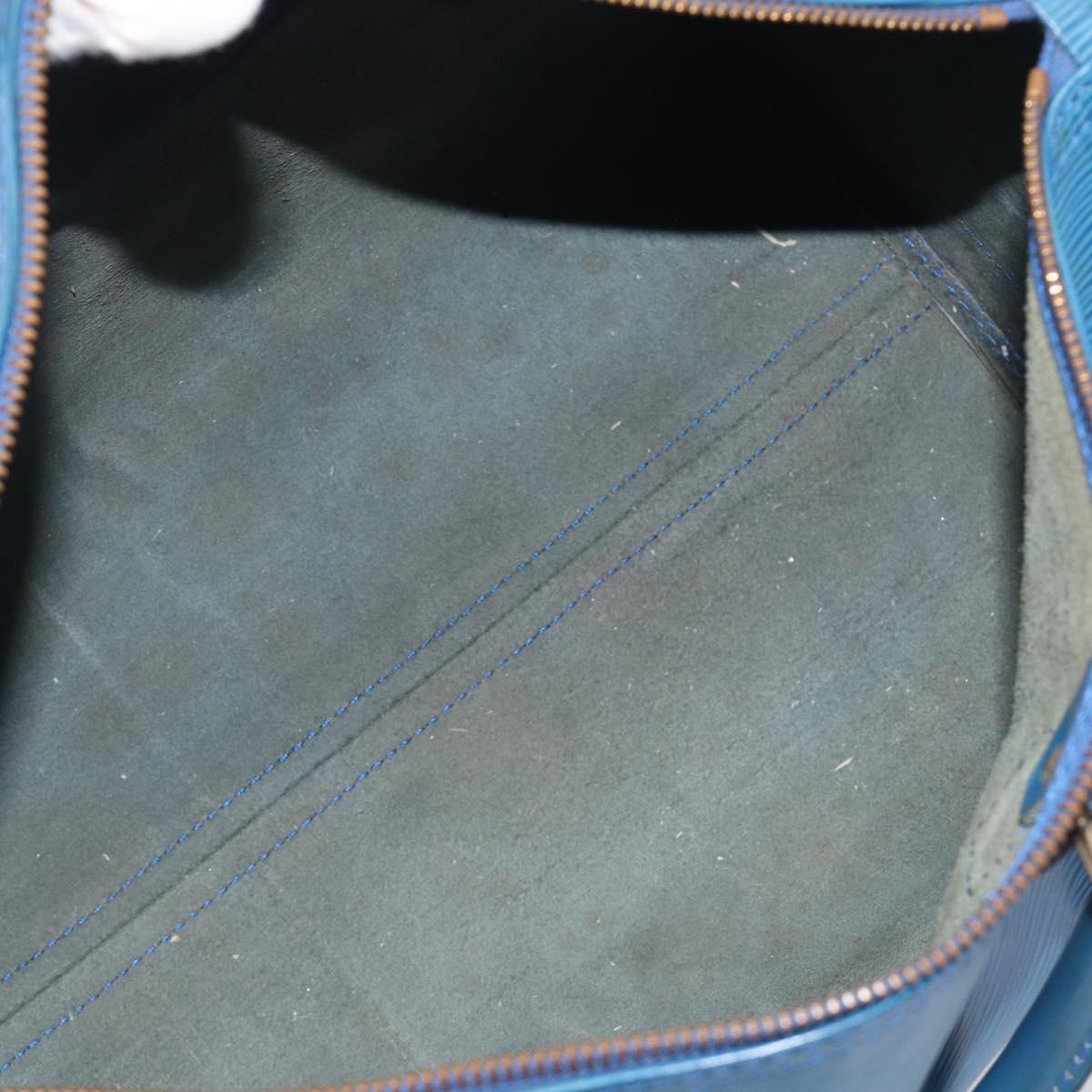 LOUIS VUITTON Epi Speedy 35 Hand Bag Toledo Blue M42995 LV Auth ep16379A