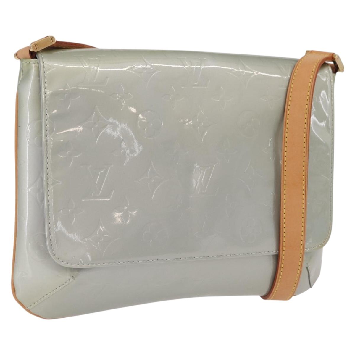 LOUIS VUITTON Monogram Vernis Thompson Street Bag Gris M91008 LV Auth ep16389V
