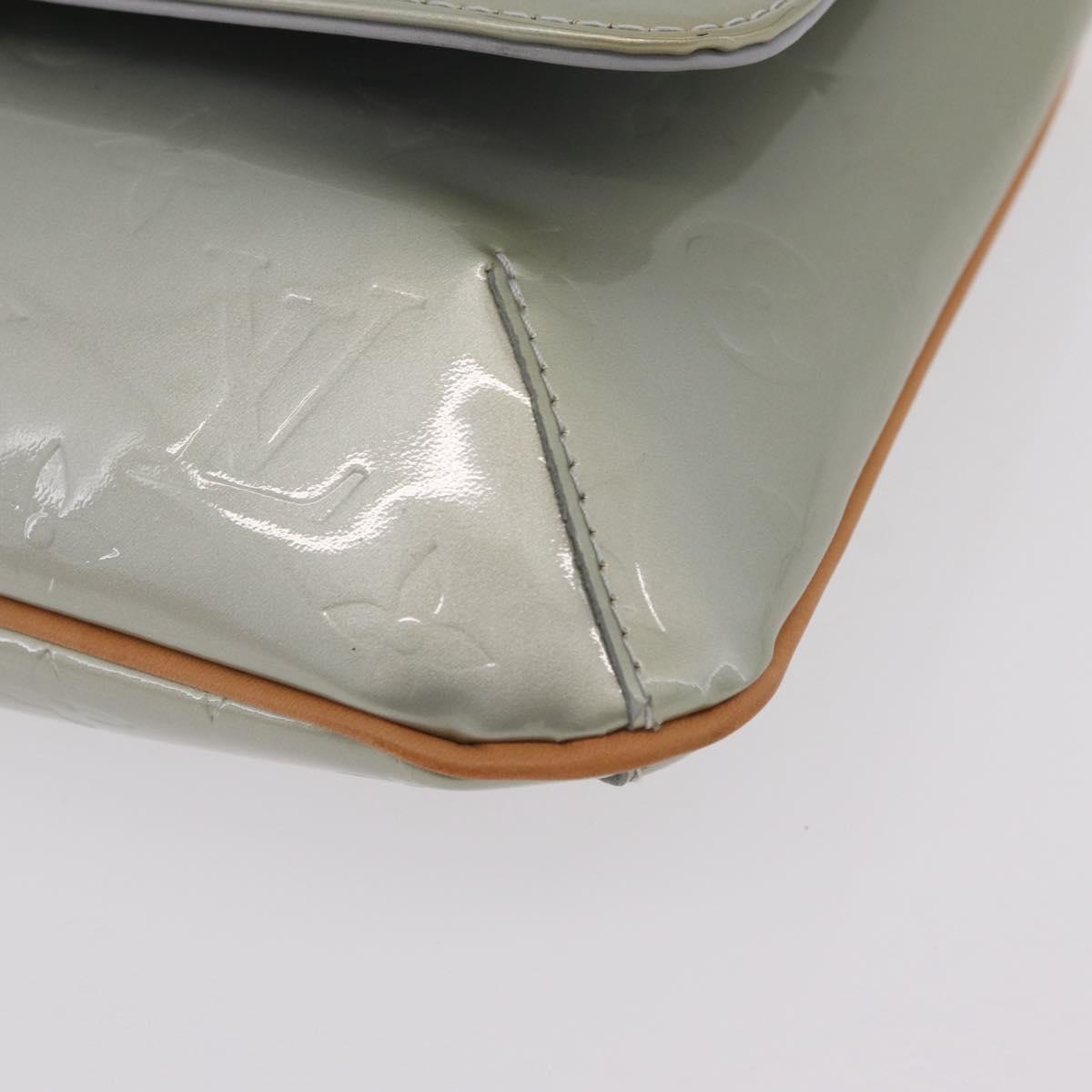 LOUIS VUITTON Monogram Vernis Thompson Street Bag Gris M91008 LV Auth ep16389V