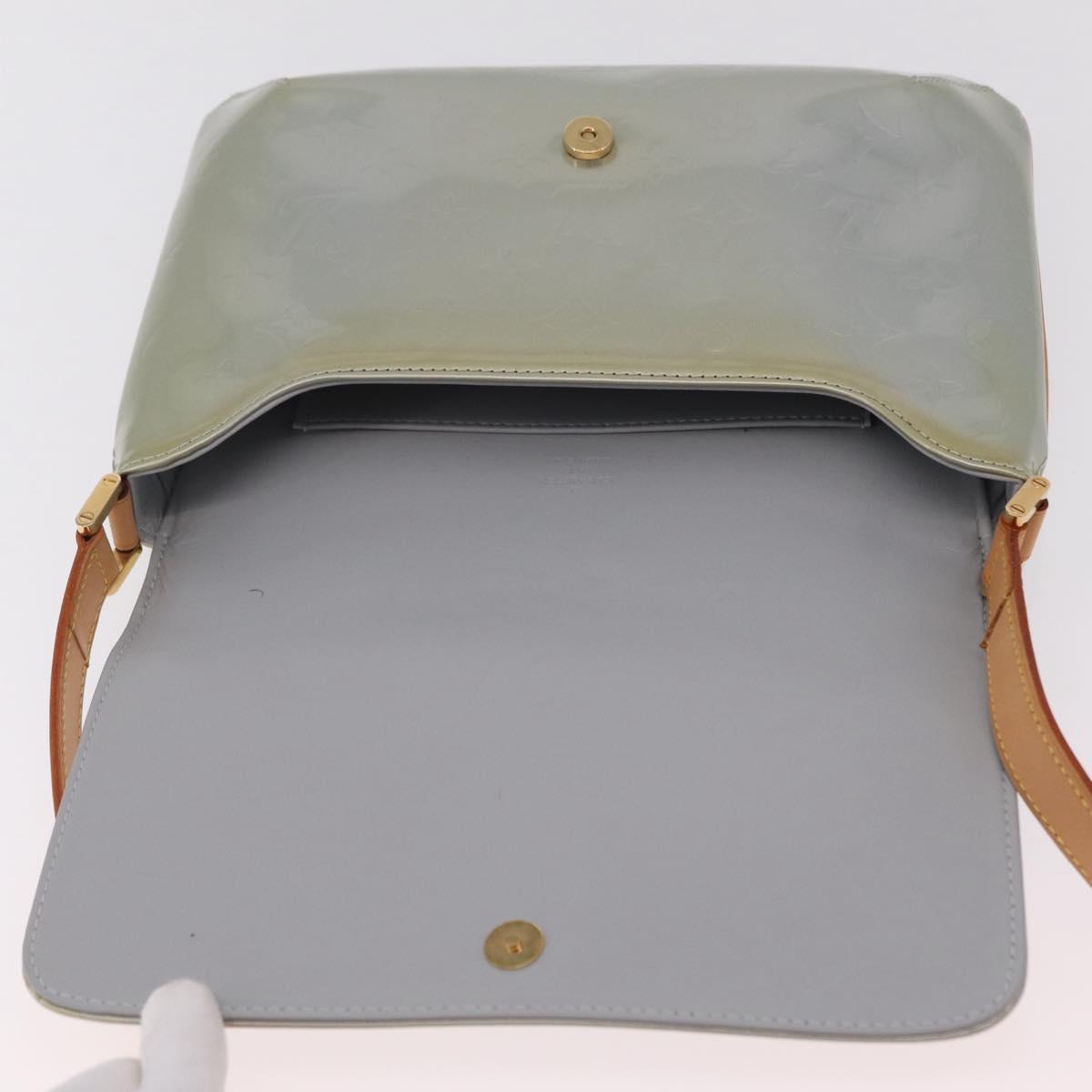 LOUIS VUITTON Monogram Vernis Thompson Street Bag Gris M91008 LV Auth ep16389V