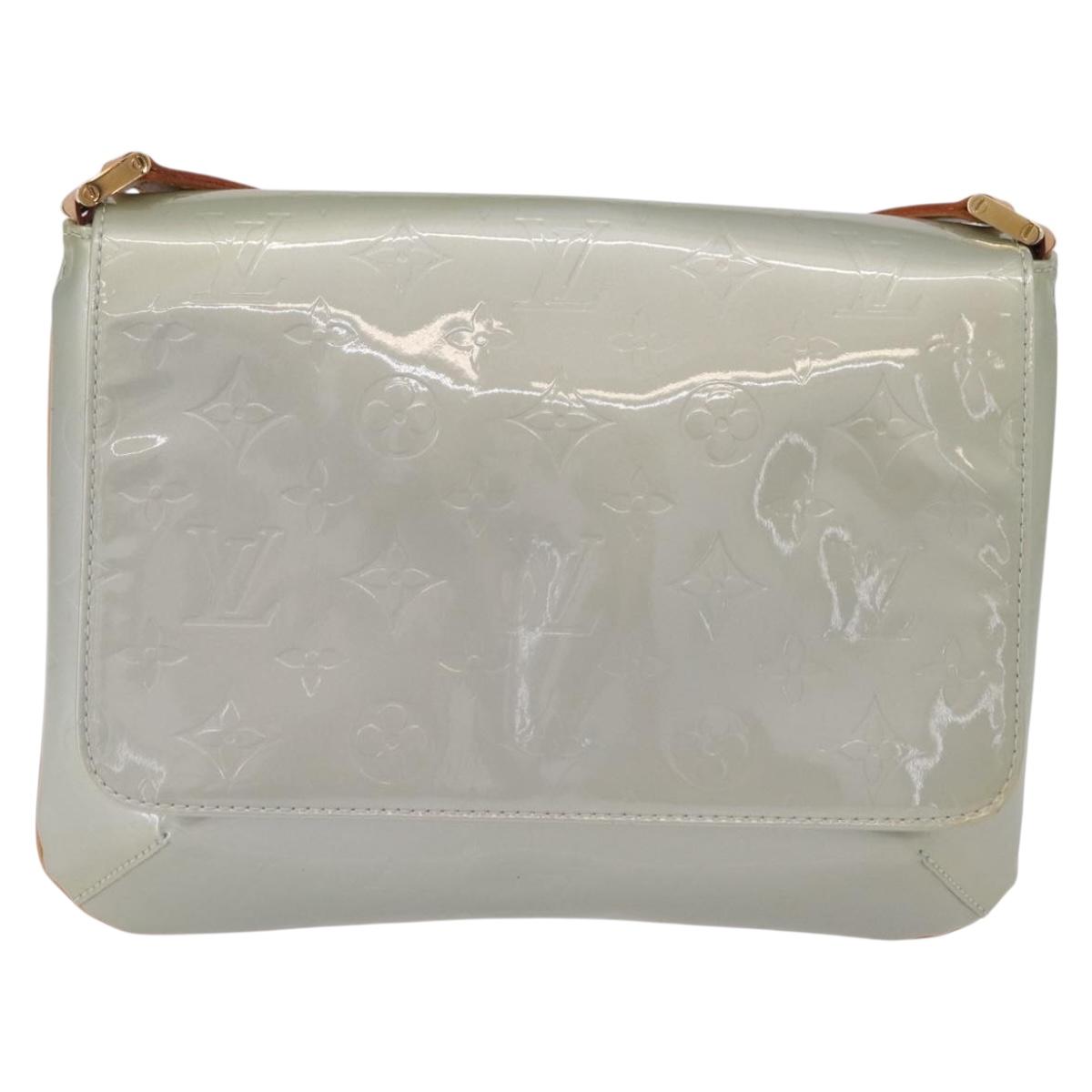 LOUIS VUITTON Monogram Vernis Thompson Street Bag Gris M91008 LV Auth ep16389V