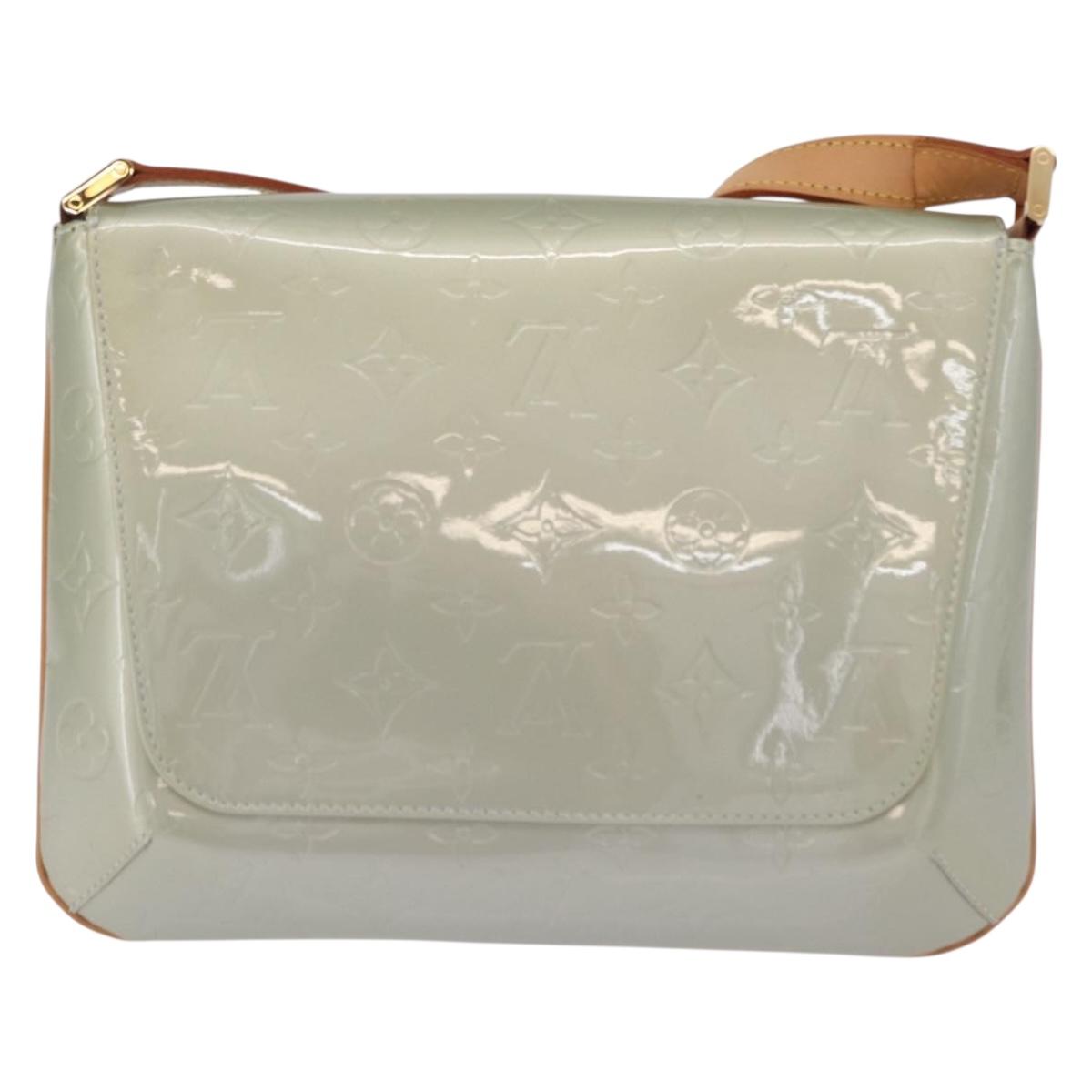 LOUIS VUITTON Monogram Vernis Thompson Street Bag Gris M91008 LV Auth ep16389V