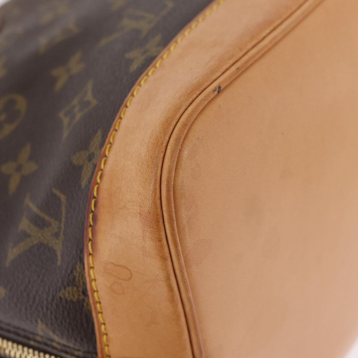 LOUIS VUITTON Monogram Alma Hand Bag M51130 LV Auth ep16392A