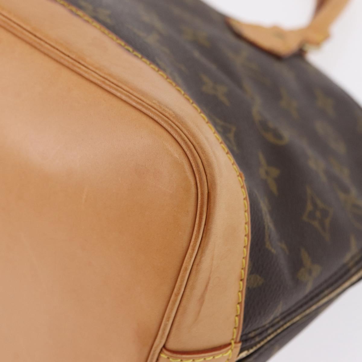 LOUIS VUITTON Monogram Alma Hand Bag M51130 LV Auth ep16392A