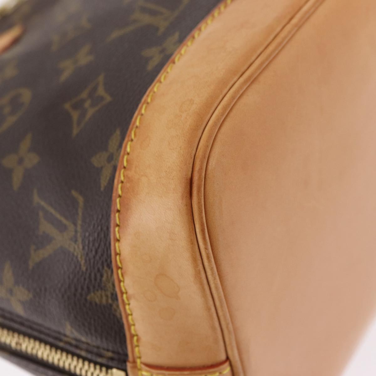 LOUIS VUITTON Monogram Alma Hand Bag M51130 LV Auth ep16392A