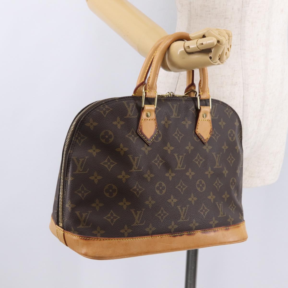 LOUIS VUITTON Monogram Alma Hand Bag M51130 LV Auth ep16392A