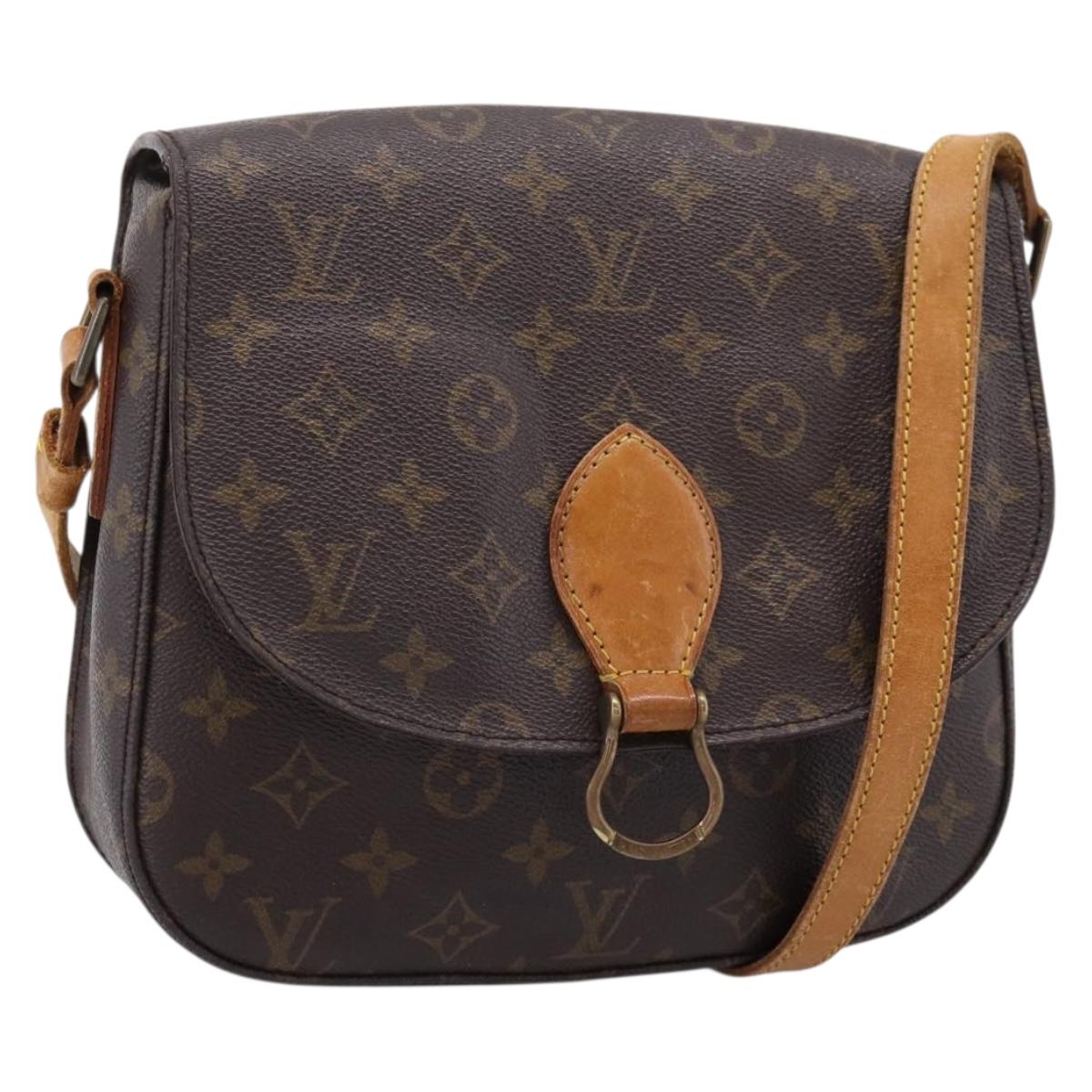 LOUIS VUITTON Monogram Saint Cloud GM Shoulder Bag M51242 LV Auth ep16400