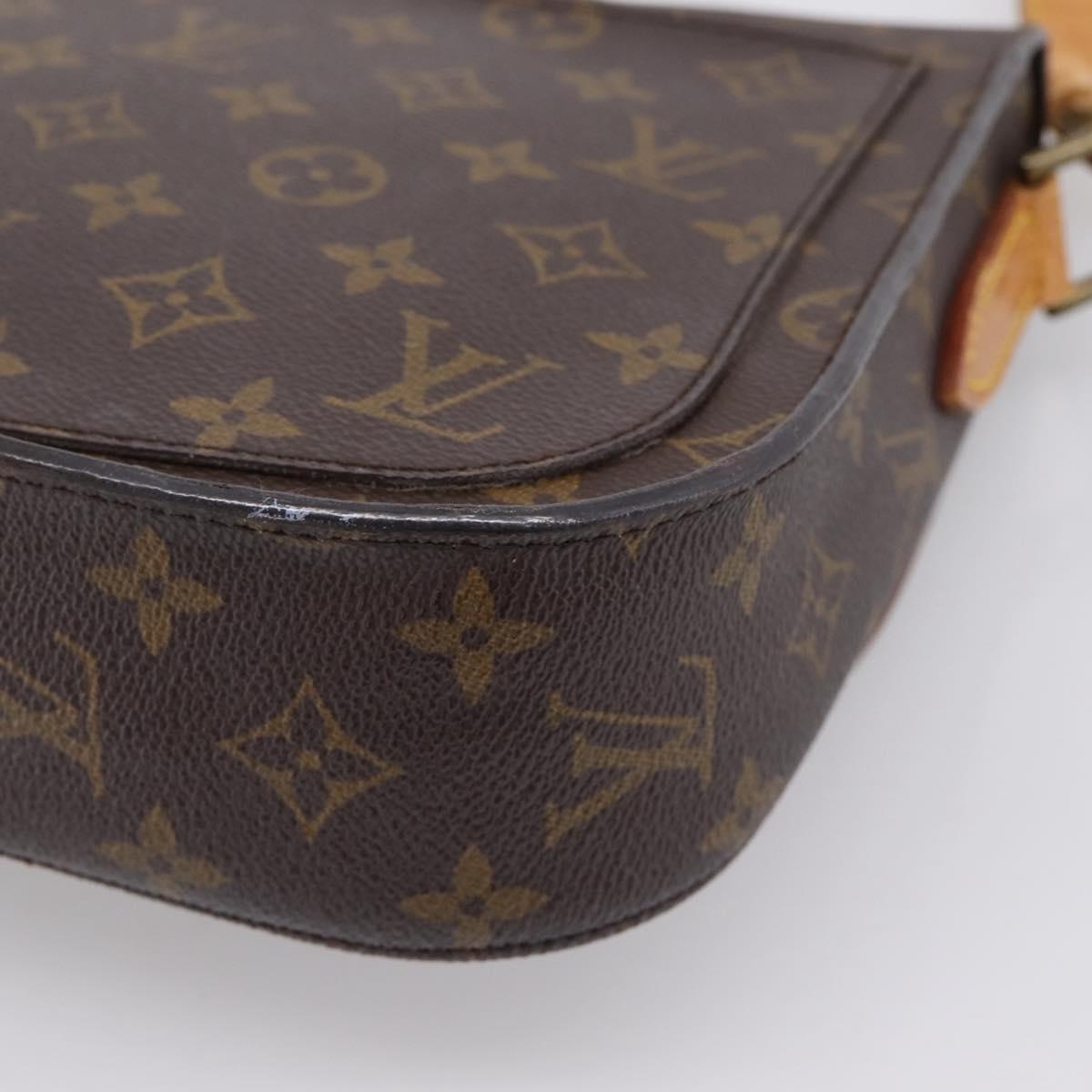 LOUIS VUITTON Monogram Saint Cloud GM Shoulder Bag M51242 LV Auth ep16400