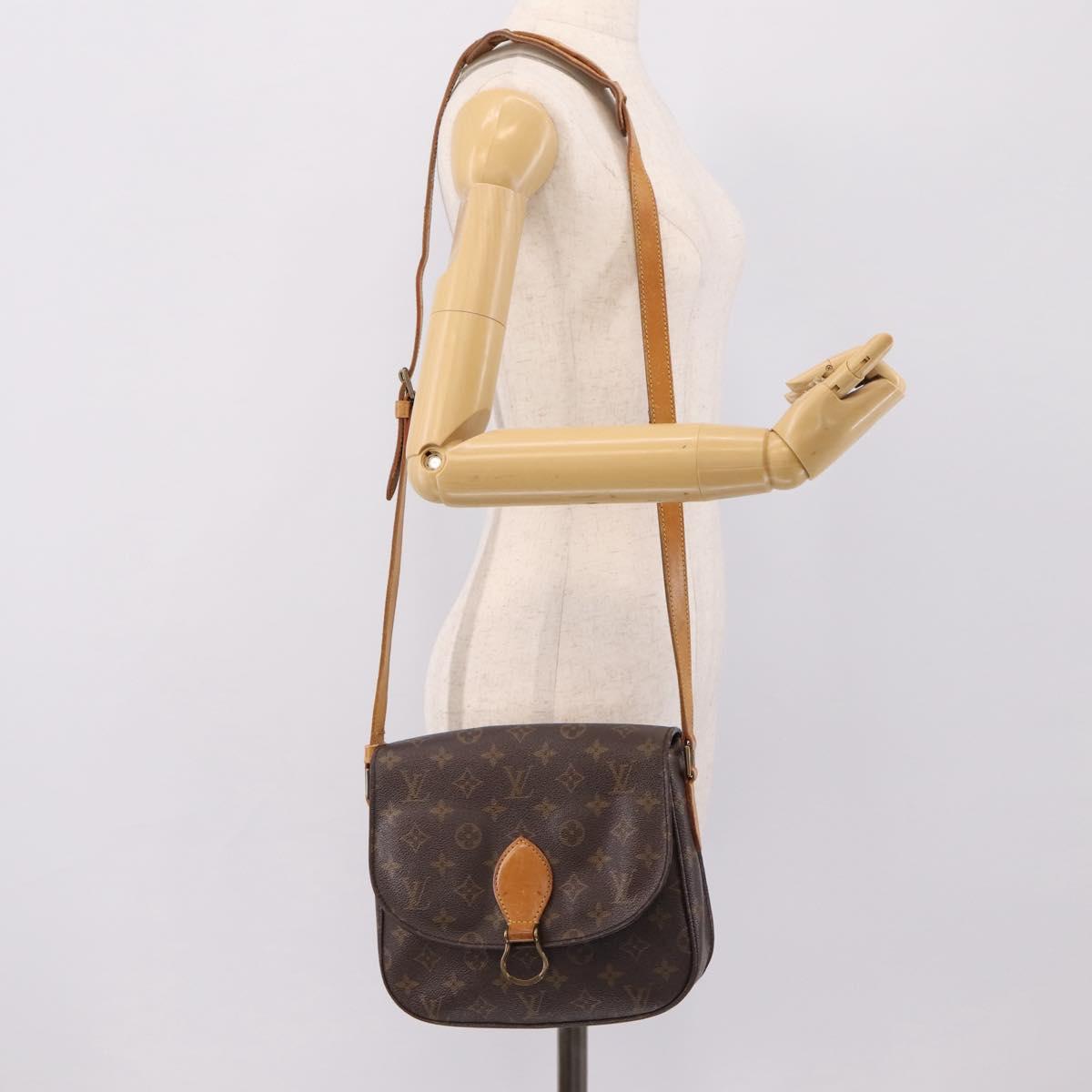 LOUIS VUITTON Monogram Saint Cloud GM Shoulder Bag M51242 LV Auth ep16400