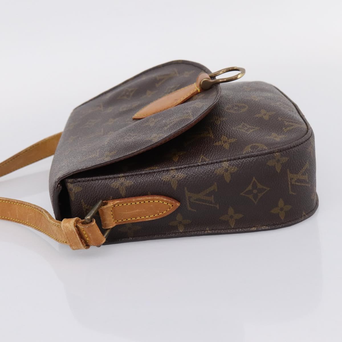 LOUIS VUITTON Monogram Saint Cloud GM Shoulder Bag M51242 LV Auth ep16400