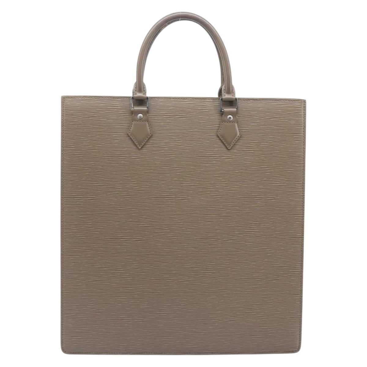 LOUIS VUITTON Epi Sac Plat Hand Bag Lilac M5207B LV Auth ep16402
