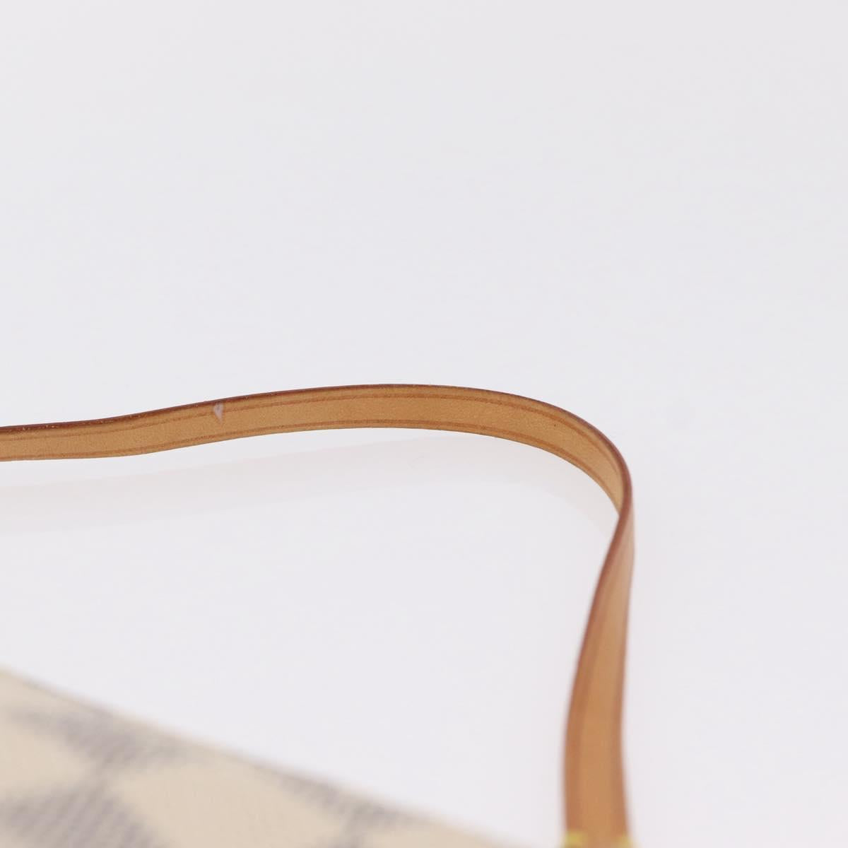 LOUIS VUITTON Damier Azur Pochette Accessoires Pouch N41207 LV Auth ep16405V