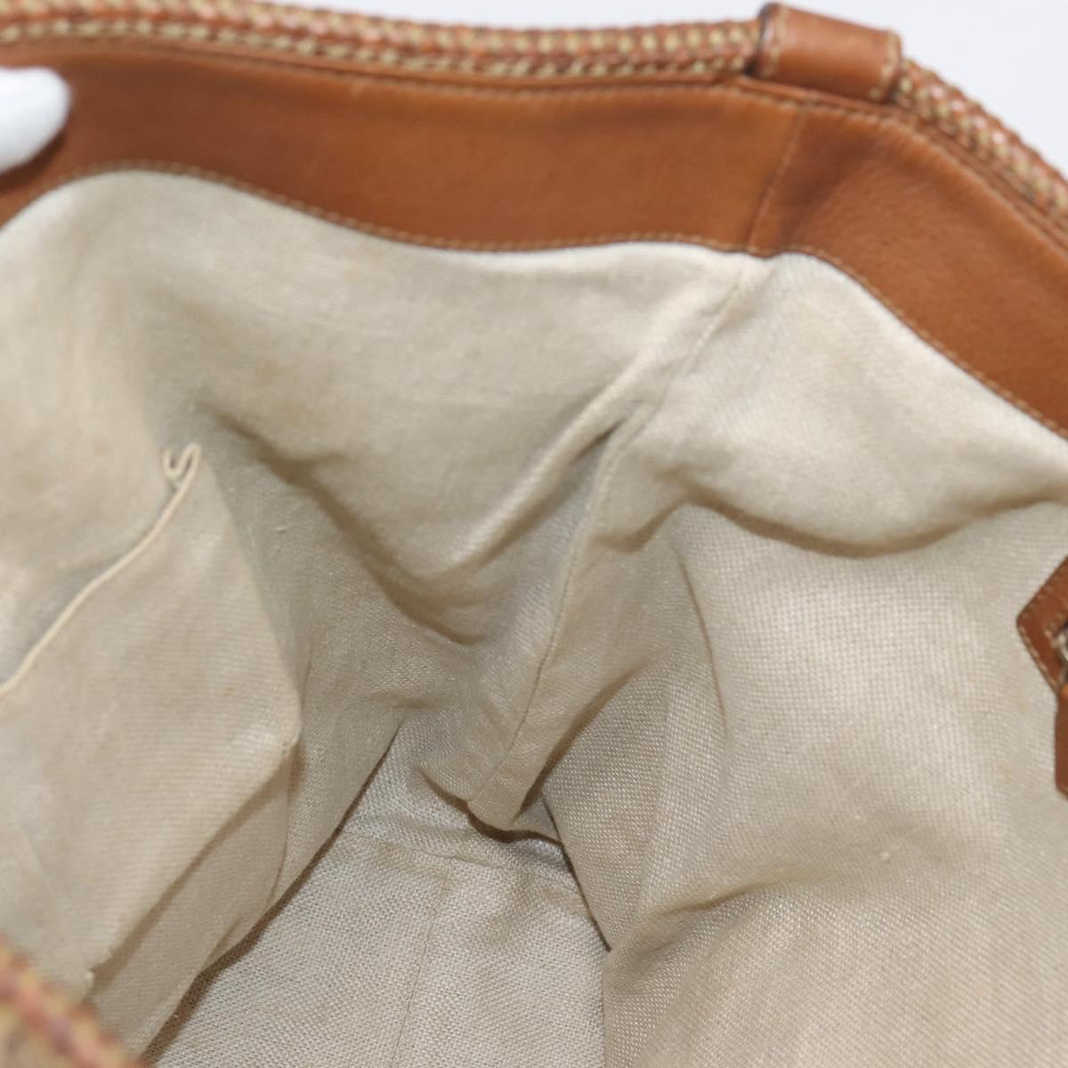 GUCCI GG Canvas Tote Bag Beige Gold 257031 Auth ep16406