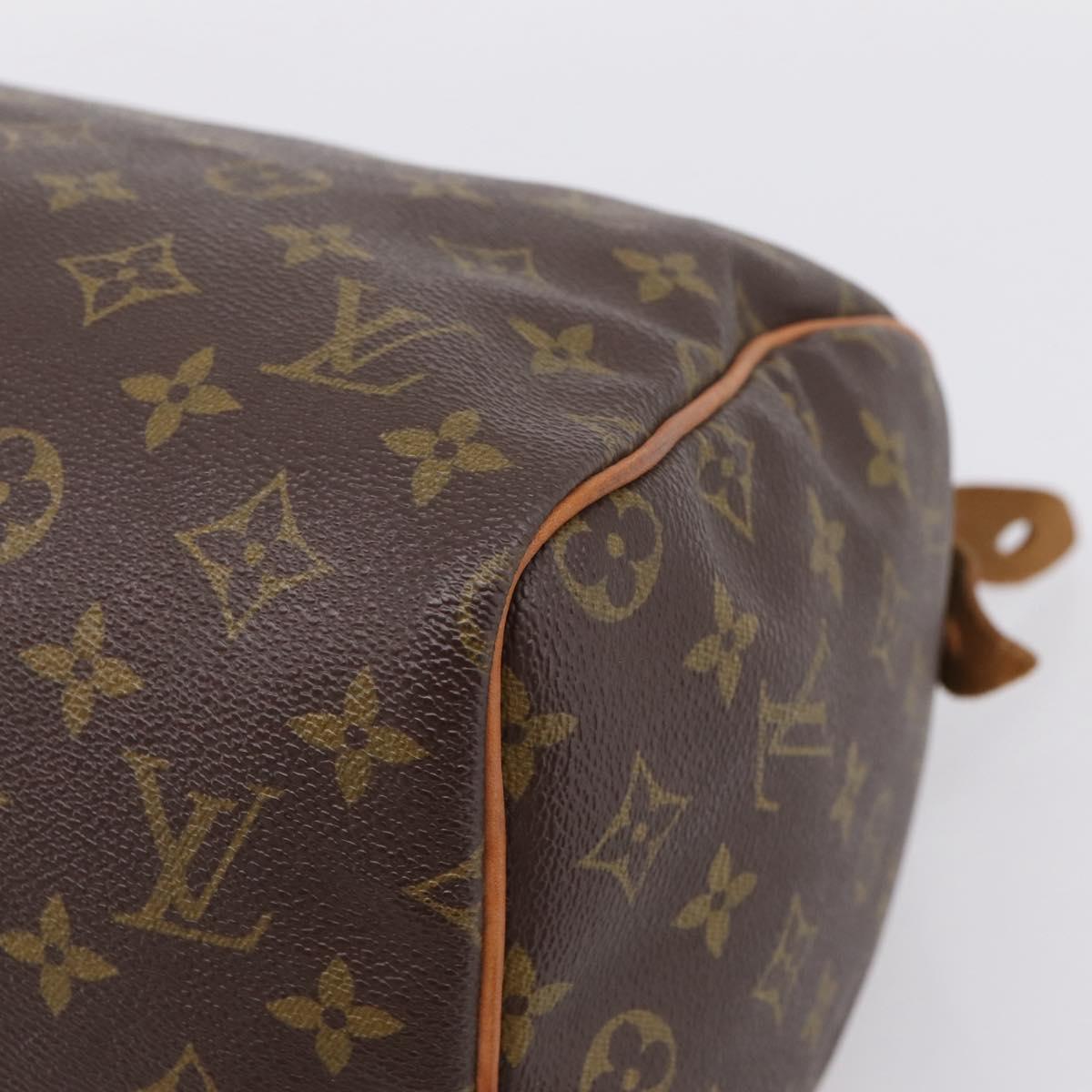 LOUIS VUITTON Monogram Speedy 30 Hand Bag M41526 LV Auth ep16409
