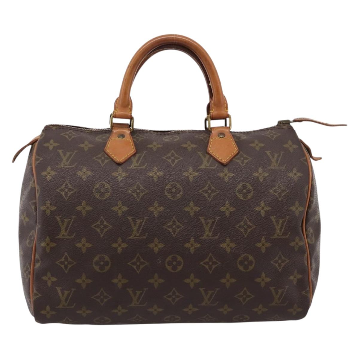 LOUIS VUITTON Monogram Speedy 30 Hand Bag M41526 LV Auth ep16409